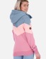 Vest Rits Sweat Stellinaak A Mauve Melange