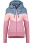 Vest Rits Sweat Stellinaak A Mauve Melange