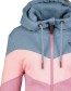 Vest Rits Sweat Stellinaak A Mauve Melange detail