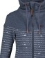 Vest Sweat Valenaak B Marine Melange detail
