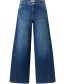 Jeans Liva Cargo Wide Leg Mid Blue Used