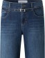 Jeans Liz City Met Riem Mid Blue detail