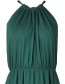 Jurk Halter Met Strik Saphir detail