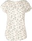 T&#8209;shirt Leaves Green On Beige