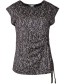 T&#8209;shirt Feathergras Met Strik Saphir