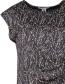 T&#8209;shirt Feathergras Met Strik Saphir detail