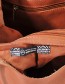 Shopper Eco Leer Papaya detail
