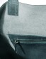 Shopper Eco Leer  Saphir detail