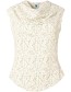 Top Feather Green Watervalhals Sand