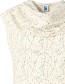 Top Feather Green Watervalhals Sand detail