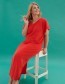 Jurk Badstof  Nunu Poppy Red