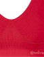 BH Fleur Seamless Padded Bamboe Red detail