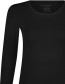 Longsleeve Thermo Merino Bamboo Black detail