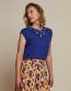 Top Betty Vilette Deep Blue