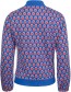 Basseball Jacket Rainbow Jaquard River detail