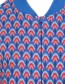 Basseball Jacket Rainbow Jaquard River detail