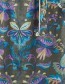 Jurk Belga Romatic Flower Hunter Green detail