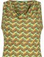 Jurk Waterval Bella Mystic Flower Banana detail