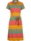 Jurk Polo Tilly Dyded Caramel
