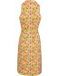 Jurk Polo Tulsa Stripe Yellow detail