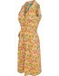 Jurk Polo Tulsa Stripe Yellow detail