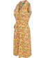 Jurk Polo Tulsa Stripe Yellow detail