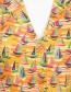 Jurk Polo Tulsa Stripe Yellow detail