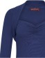 Longsleeve Bolero Midnight Blue detail