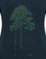 Longsleeve Big Tree Blue detail