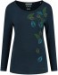 Longsleeve Falling Leaves Blue