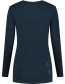 Longsleeve Falling Leaves Blue detail