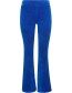 Pantalon Easy Flair Velour Solid River