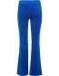 Pantalon Easy Flair Velour Solid River detail