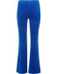 Pantalon Easy Flair Velour Solid River detail