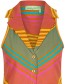 Top Peggy Dyded Caramel detail