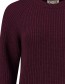 Trui  Essential  Bordeaux Melange detail
