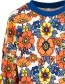 Trui Crew Core Retro Flower detail