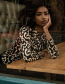 Blouse Wall Print Zwart