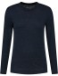 Longsleeve Woolcel Lines Navy