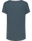 T&#8209;shirt Scribble Leaves Denim detail