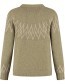 Trui Nordic Light Green Beige detail