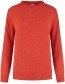 Trui  Gerecycled Wol Ritorti Red