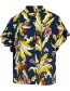 Blouse Cubistic Romance Fleurs D hibiscus