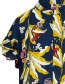 Blouse Cubistic Romance Fleurs D hibiscus detail