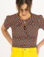 Blouse Cubistic Romance Fleurs  D hibiscus