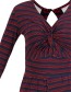 Jumpsuit Glamourama Queen Red Blue detail