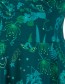 Jurk Shalalala Tralala Magical Night Walk Green detail