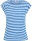 T‑shirt Boxy Baby Stripe Blue