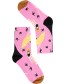 Sokken Organic Sensational Steps Beach Hollidays Pink detail