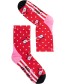 Sokken Organic Sensational Steps Summer Cottage Red detail